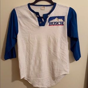 Vintage Busch baseball T-shirt